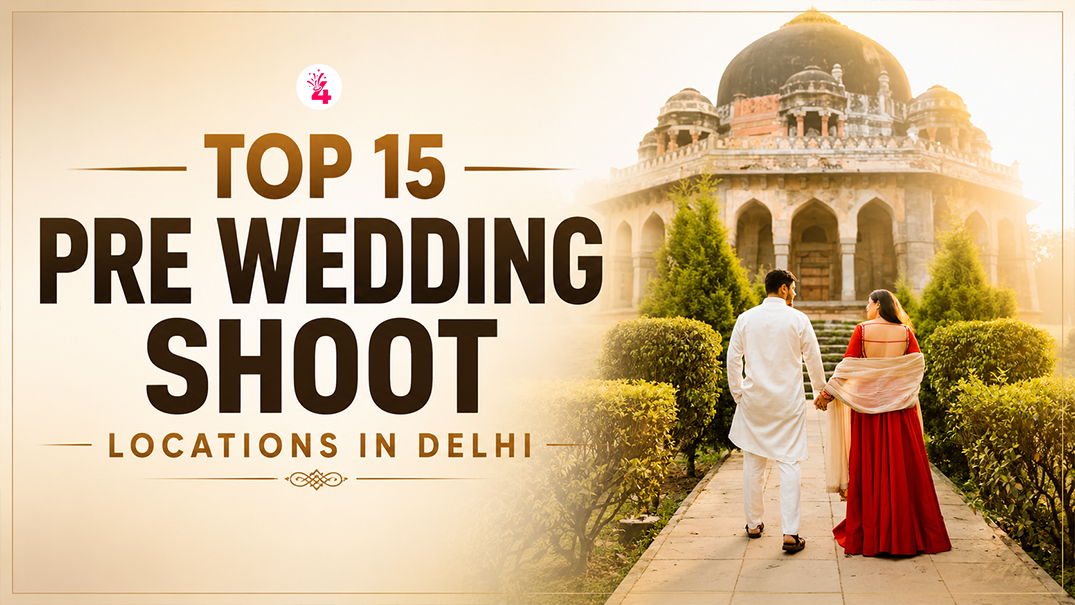 Top 15 Pre Wedding Shoot Locations in Delhi (2026 Guide) | Plan4Event