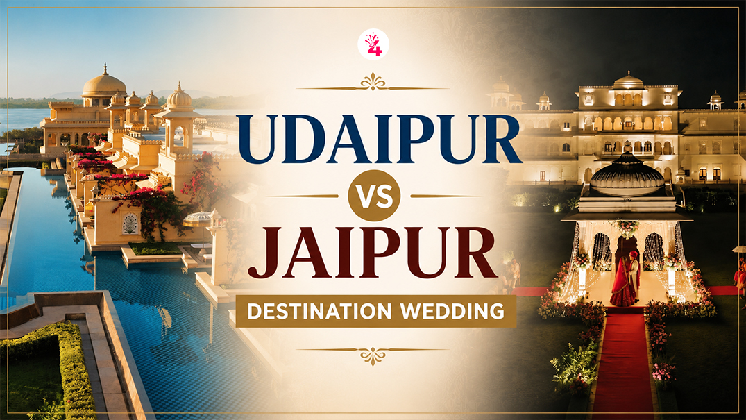 Udaipur vs Jaipur Destination Wedding